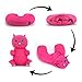Kitten Neck Pillow/Stuffed Animal Travel Pal by Satellas Perfect Travel Pillow for Any Age - Converts from Neck Pillow to Stuffed Animal
