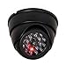 VideoSecu 4 Pack Dome Dummy Fake Infrared IR CCTV Surveillance Security Cameras Imitation Simulated Blinking LED with Security Warning Stickers C4B