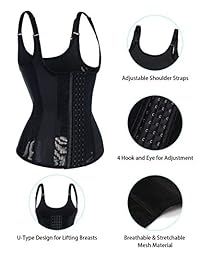 Chaleco corsé para dama, transpirable, para pérdida de peso, control de barriga, moldeador