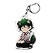 Bowinr My Hero Academia Keychain, All Might Izuku Midoriya Todoroki Shoto Katsuki Bakugou Kawaii Keyring for Kids Teens Adults and Anime-Fans(Style 25)