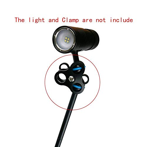 MEIKON 16'' Double Ball Arm for Connecting Strobe/Video Light to Underwater Housing
