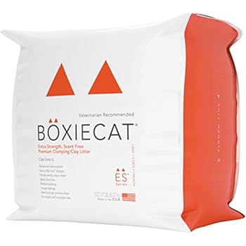 Boxiecat Extra Strength Premium Clumping Clay Cat Litter, 28 lb