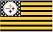 NFL Pittsburgh Steelers Stars and Stripes Flag Banner   3X5 FT   USA FLAG, White