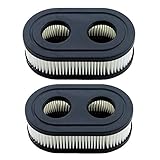 HOODELL 2 Pack 593260 Air Filter, Compatible for Briggs and Stratton 798452, Troy Bilt TB110, Premium Lawn Mower Air Cleaner