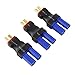 KCRTEK EC5 Femal to Deans T Male Plugs Conversion Adapter, 3PCS EC5 Female to Male T Deans Adapter RC LiPo Battery Connectors