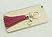 Womens's Leather Tassel Charm Women Handbag Wallet Accessories Key Rings