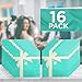 Havercamp Favorite Blue Box Luncheon Napkins | 16 Count | Great for Kid's Birthday Party, Sweet 16, Girl's Debut, Bridal Shower, Wedding Event, Prom Night