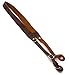 CEARI Premium Camera Leather Shoulder Neck Strap Belt for Canon Nikon Pentax Olympus Sigma Sony Fujifilm Casio Panasonic DSLR Camera + MicroFiber Clean Cloth - Coffee