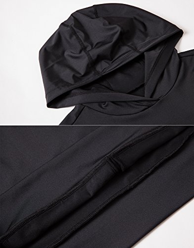 Campeak Active Casual Workout Sport Sleeveless Hoodie Activewear For Womens (Black S) - Thumbnail 6