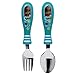 Zak Designs Disney Moana - Kid Flatware Set with Fun Character Art on Both Utensils, Non Slip Fork and Spoon Set is Perfect for Encouraging Picky Kids to Finish Their Plates (2 pk, BPA-Free)