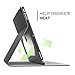 MoKo Case Fit iPad Pro 12.9 Inch 2017 - Premium Light Weight Stand Folio Shock Proof Cover Protector Fit Apple iPad Pro 12.9 Inch 2017 & 2015 Tablet, Slate Black (with Auto Wake/Sleep)