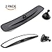 OtoLiman 1 Pack Universal Car 250mm Panoramic Interior Rearview Mirror/Removable Suction Cup/for All Cars/Convex Wide Angle Rear View