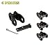 Jeremywell 4-Pieces Offset Link #60H (1/2 Link/Half Link/Crank Link)