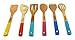 BergHOFF Bamboo 6Pc Utensil Set, Slotted & Plain Spatula, Slotted Spoon, Serving Spoon, Spaghetti Spoon, Salad Spoons 12