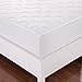 Allrange Breathable Coolmax Quilted Mattress Pad, Coolmax and Cotton Fabric Cover, Snug Fit Stretchy to 18