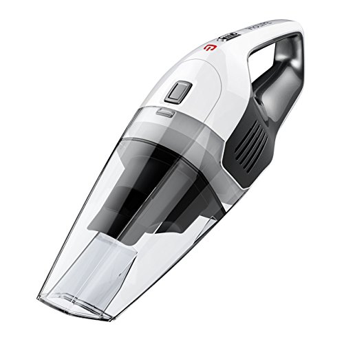 HoLife Handheld Cordless Vacuum, Hand Car Cleaner Vac Portable Dust Busters 14.8V Lithium with Quick Charge Tech and Cyclonic Suction - Grey