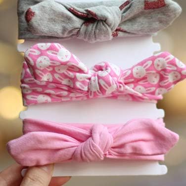 Ecroon Bebe Fille Bandeau Cheveux Elastique Florale Lapin Oreille Bapteme Fete Photographie 3pcs Bebe Fille 0 24m Bebe