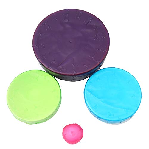 JISETY 4Pcs /Set Kitchen Silicone Preservation Cover Stretch Suction Pot Lids Cooking Pan Spill Bowl Stopper