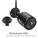 Ctronics Security Camera Outdoor,1080P Wireless IP Surveillance Camera,98ft Night Vision Bullet Camera,Two-Way Audio,Waterproof,Motion Detect,Support Max 128GB Micro SD Card(not Included)