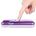 Case-Mate - iPhone X Plus Case - Squish - Fidget Case - Gel Moves When Pressed - Soft Touch - Organic Glitter Gel - Purple
