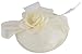 Aniwon Cocktail Pillbox Hat Fascinator Hair Clip Bridal Headwear for Women