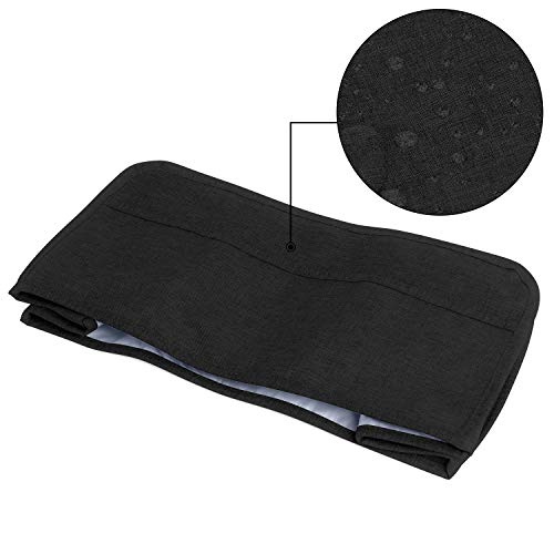 Luxja Toaster Cover for 4 Slice Long Slot Toaster (15.5 x 7.5 x 8