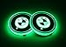 2Pcs LED Car Logo Cup Holder Lights for BMW, 7 Colors Changing USB Charging Mat Luminescent Cup Pad, LED Interior Atmosphere Lamp Decoration Light.(BMW)