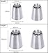 SOOKOO 4 PCS Russian Piping Tips Set DIY Cookie Decorating Supplies Tips Baking Candy Cake Decorating Kits