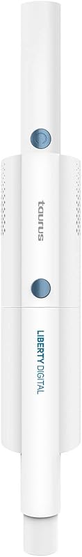 Liberty Digital Handstaubsauger, digitaler Motor, 120 W, 11,1 V, Saugleistung 14 Kpa, Lithium-Akkus, 15 min Laufzeit, Schnellladung 3 Stunden, sehr leicht und kompakt, Zubehör inklusive