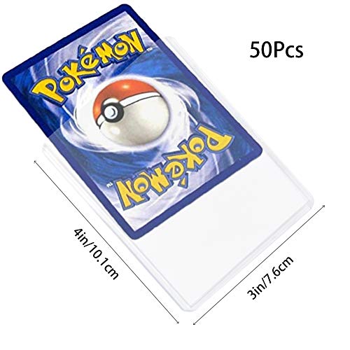 50 Sheets Top Loader Card Holder Toploader Card Protectors Holder Up to