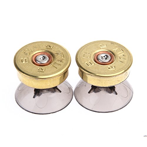 Vanpower Thumb Sticks Metal Buttons Set Replacement for Xbox One,PS4 (2pcs)