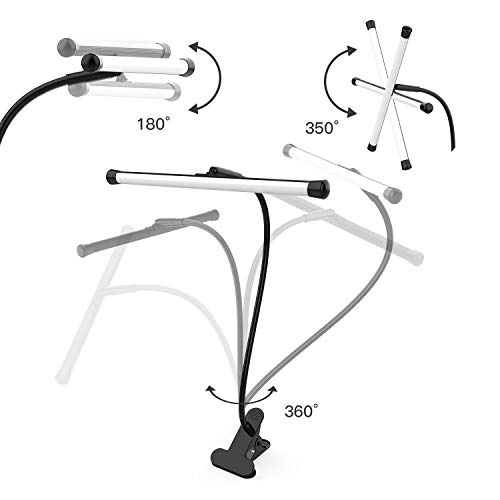 image for Clip on Music Stand Light 40 LED Orchestra Lamp Piano Light,Eye Caring