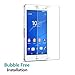Sony Z3 Screen Protector, Coolreall 0.33mm HD Ultra Clear Transparent Tempered Glass Screen Protector Film with 9H Shatterproof/Anti-Scratch/Fingerprint Resistant for Sony Xperia Z3