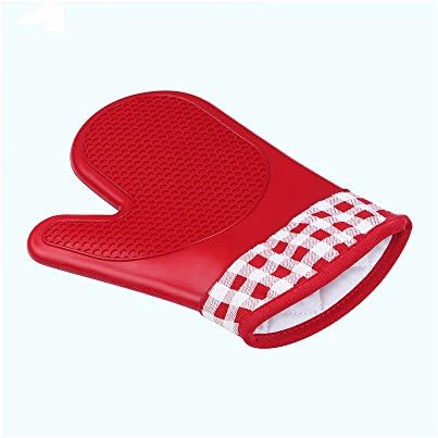 YomiI Heat-Resistant-Kitchen BBQ-Grill Oven Mitts (2-Pack)