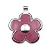 LuckyPet Flower Jewelry Pet ID Tag for Dogs and Cats, Easy to Read Personalized Engraving on Back Side, Small, Pink