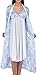 Women's Satin Silk 2 Piece Nightgown Set by EZI