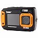 Knox Gear Dual-Screen 20MP Rugged Underwater Digital Camera with Video (Orange)