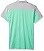 Callaway Men' Ventilated Heathered Color Block Short Sleeve Golf Polo Shirt