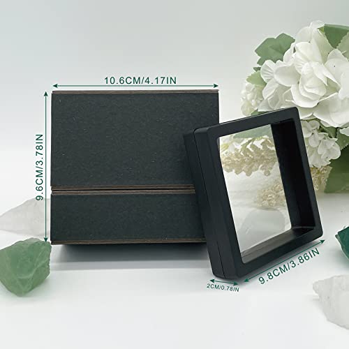 Gusisia 12 Pack Cardboard Jewelry Gift Box For Bracelets Packaging, Sturdy Jewelry Box with Inner Box For Earrings Necklaces Bangles Rings, Small Gift Box 4.1x3.7x1.7 Inch (Black)