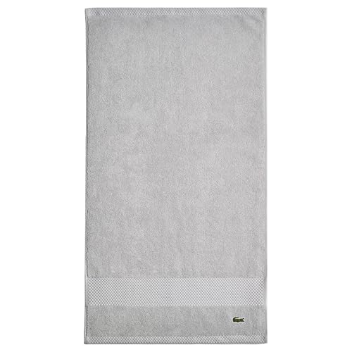 Lacoste Heritage Supima Cotton Hand Towel, Microchip, 16" x 30"