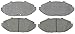 ACDelco Silver 14D748MX Semi-Metallic Front Disc Brake Pad Set
