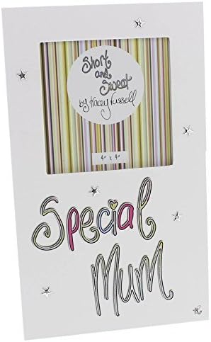 Tracey Russell 23cm Wooden "Short &amp; Sweet" Collection Special Mum Frame 4" x 4"