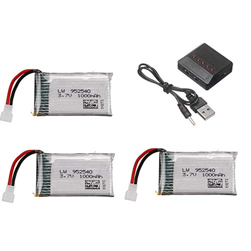 Aya611-37-V-1000-mAh-902540-Lipo-Akku-Ladegeraet-fuer-Syma-X5-X5C-X5SC-X5SW-TK-M68-MJX-X705C-SG600-KY601-RC-Quadcopter-Drohnen-Ersatzteil-3batteryandcharger