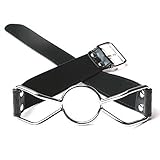 Open Mouth Gag O-ring Gag Restraints, Head Harness Restraint Mouth O-ring Gag Oral Fixation, Adjustable Strap