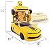 SuperPower Remote Control Car Transforming Bumblebee Classic Disguise Action Figure Hero Robot Toy with One Button Transformation