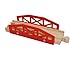 Right Track Toys Wooden Train Track Bridge Piece - By 100% Compatible with All Major Brands including Thomas Wooden Railway System