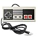 DOORGA 2 Packs 5.8 feet Classic USB Wired Controller for NES Gaming, Retro Game Pad Joystick Raspberry Pi Gamepad for Windows PC Mac Linux RetroPie NES Emulators (Gray and Grathumb 3