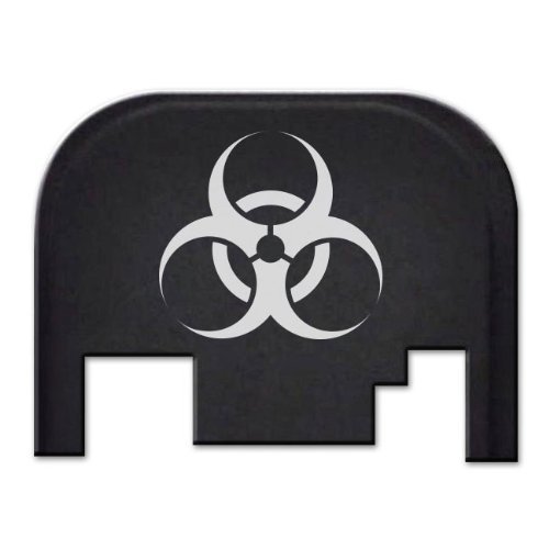 Fixxxer Rear Cover Plate Glock (Biohazard Zombie Design) Fits Most Models (Not G42, G43) Generations (Not Gen 5)