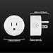Wi-Fi Smart Plug, Mini Outlets Compatible with Alexa, Voice APP Remote Control Socket from Anywhere with Timer Function, No Hub Required, 6 Pack
