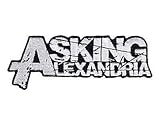 ASKING ALEXANDRIA Logo Iron On Sew On Embroidered Patch 4.6